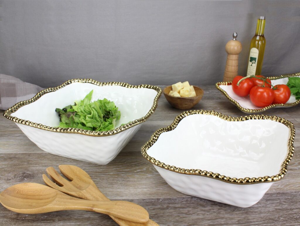 Large Square Salad Bowl - Image 9