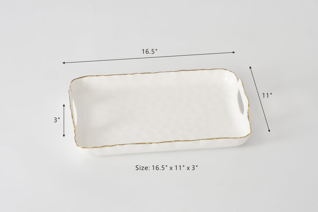 Rectangular Tray with Handles - Image 3