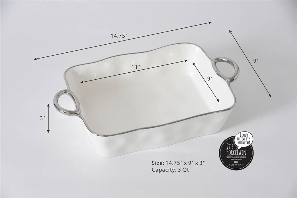 11" x 9" Rectangular Baking Dish - Image 3