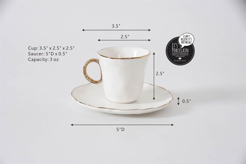 Espresso Cup & Saucer - Image 3