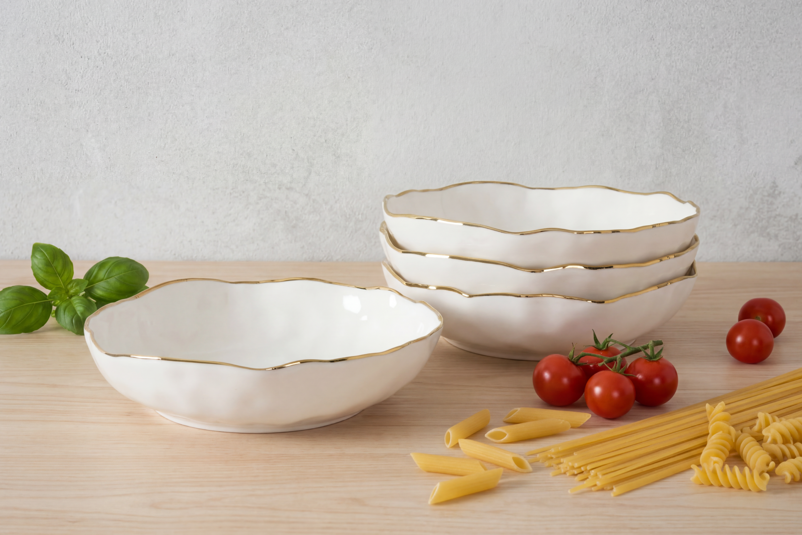 Set of 4 Pasta Bowls - Image 4