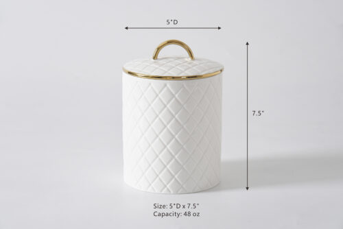 Alternative view of Large Diamond Canister