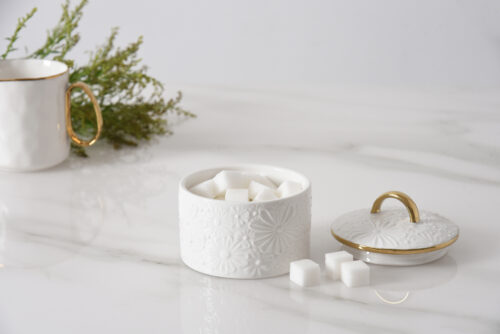 Alternative view of Small Floral Canister